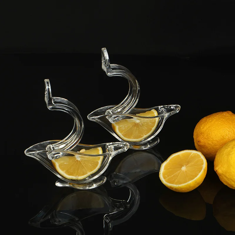 Кухонная домашняя скользящая мини-соковыжималка для фруктов прозрачная портативная ручная соковыжималка в форме птицы для апельсинов и лимонов