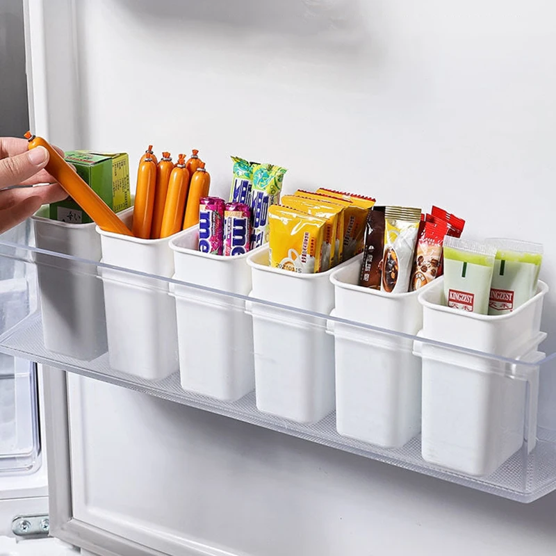 

3pcs Refrigerator Classification Storage Box Household Freezer Side Door Food Keep Fresh Organizer Fruit Storage Box Container