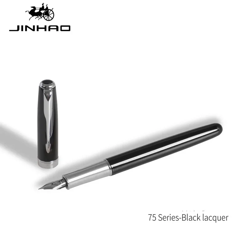 

Перьевая ручка Jinhao 75 черная и красная