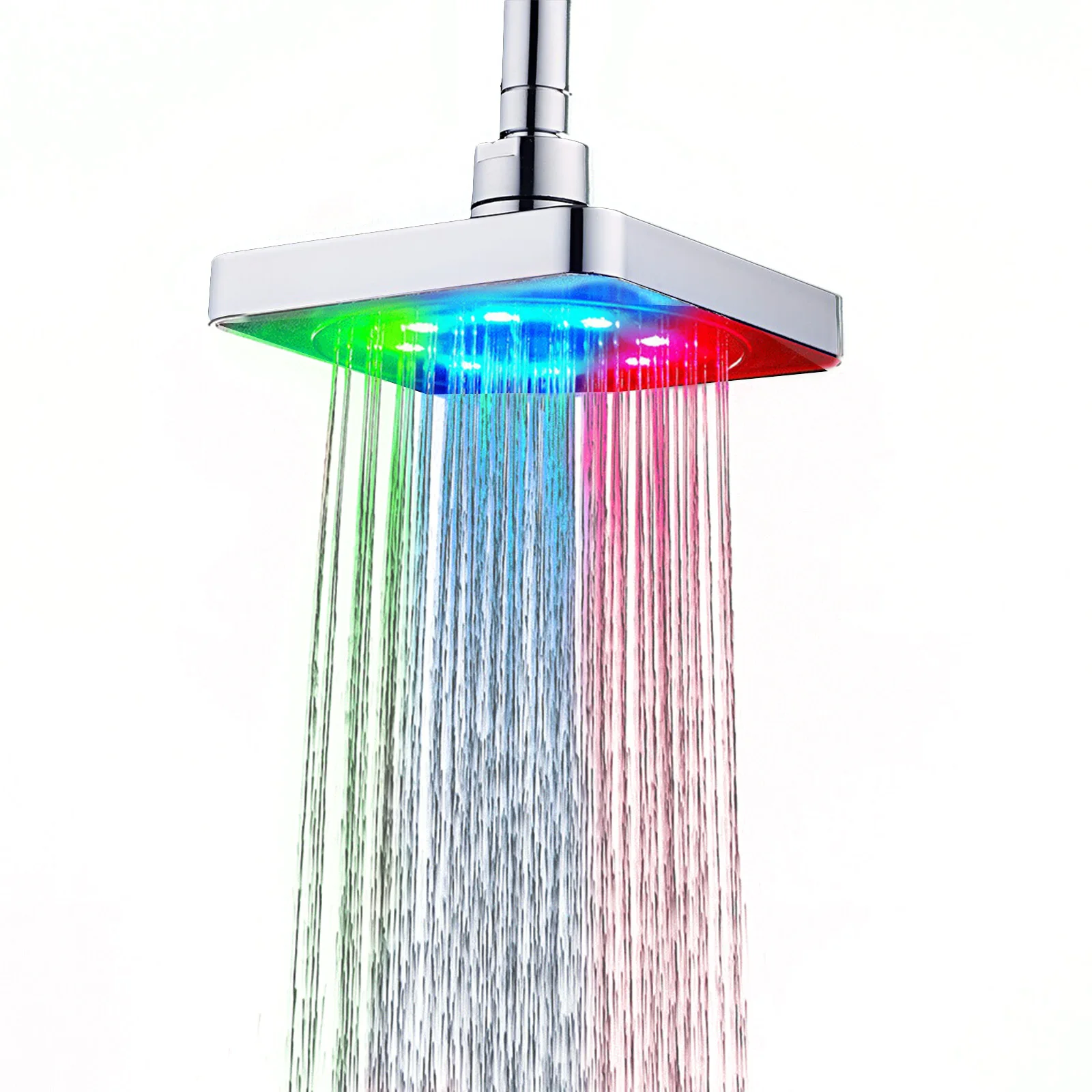 

LED Shower Head Water Powered 7-Color Changing High Pressure Bathroom Rainfall Shower Head led led led led