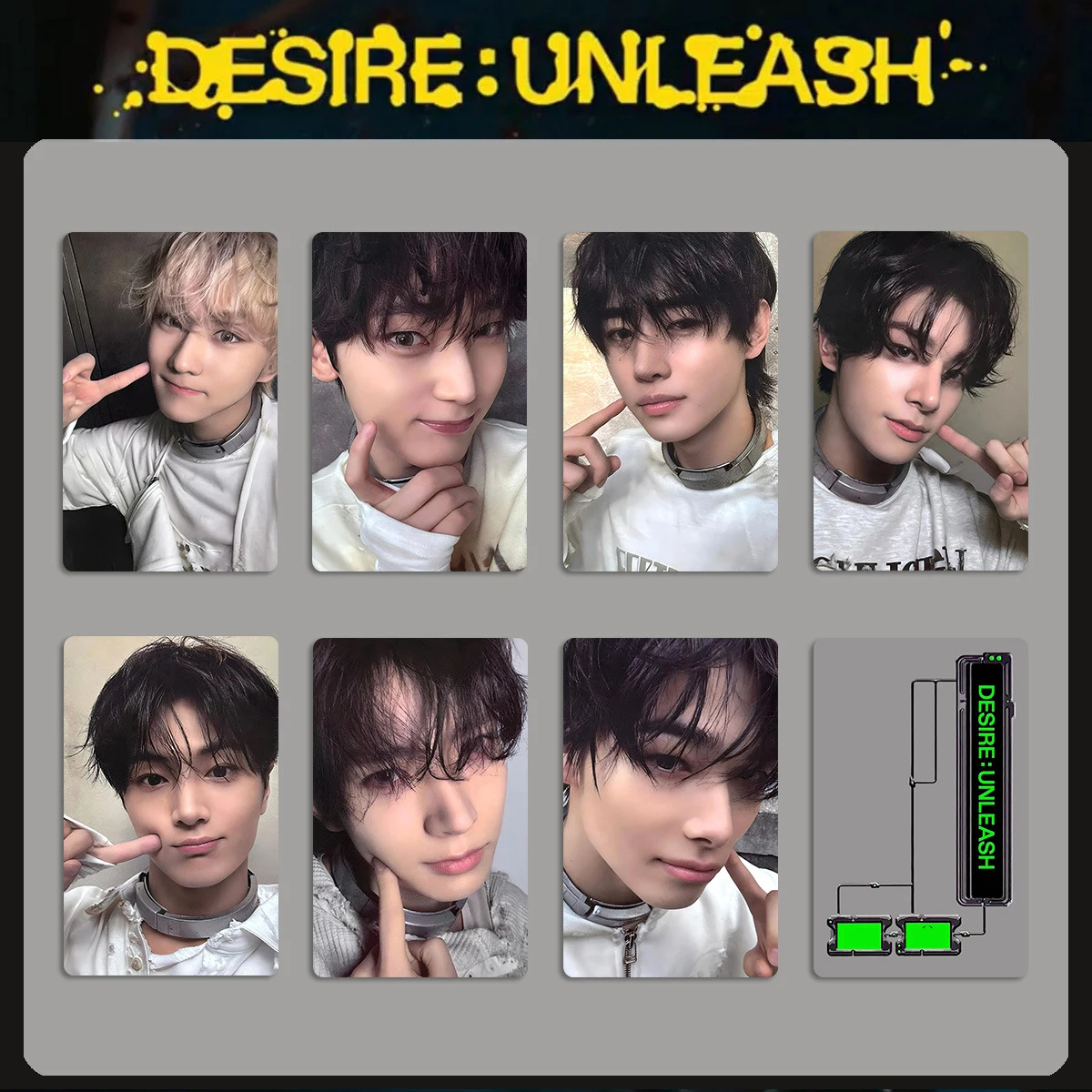 

Набор фотокарт KPOP Jungwon Jake Jay DESIRE: UNLEASH
