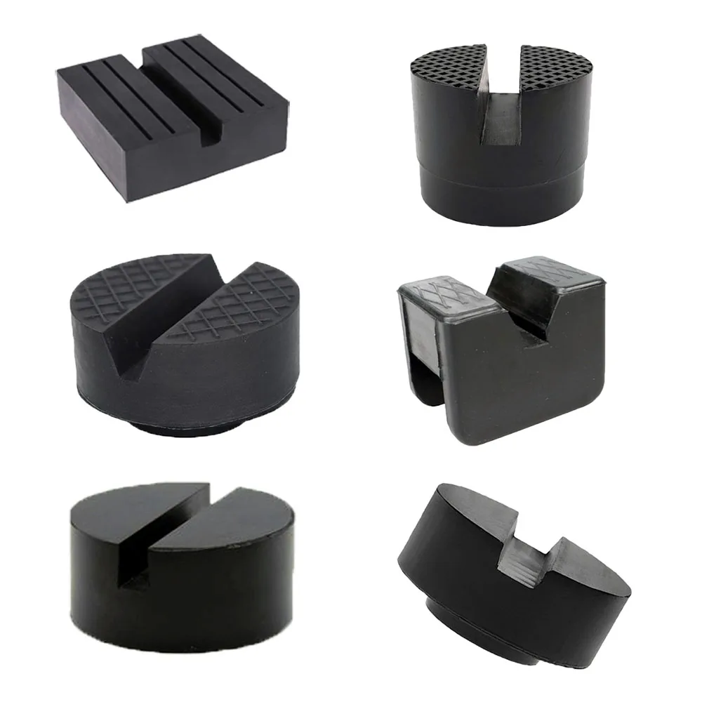 

Universal Car Lift Jack Stand Rubber Pads Floor Slotted Car Jack Rubber Pad Frame Protector Adapter Jacking Tool