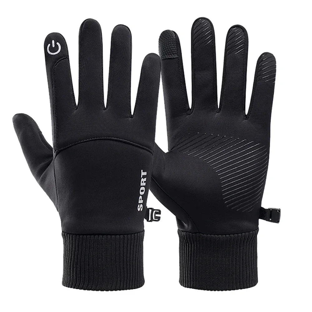 

Зимние водонепроницаемые мужские перчатки ветрозащитные спортивные рыболовные сенсорные перчатки для вождения мотоцикла лыжного спорта Нескользящие теплые велосипедные женские перчатки
