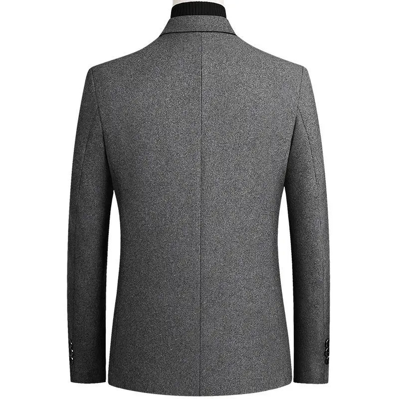 Wool Suit Cashmere jacket men's Winter Men's Coat cashmere suit Men | Мужская одежда