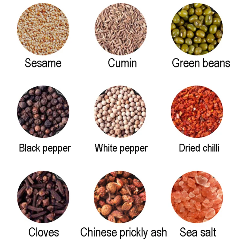 Электрическая автоматическая мельница для специй регулируемая травяная перца