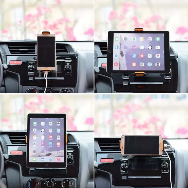 

2021 New 360 degree Rotating Car Air Vent Mount Holder Stand For GPS Phone Tablet 4-10 Inch