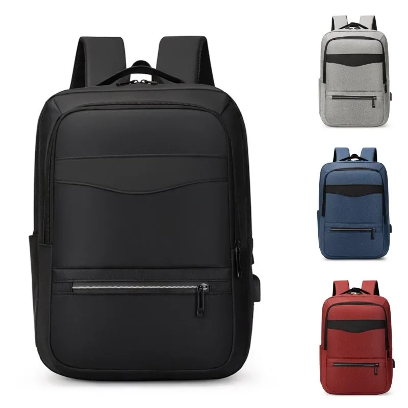 

Деловой мужской дорожный рюкзак, школьный ранец для студентов колледжа, водонепроницаемые Рюкзаки для ноутбука, школьные портфели с Usb для повседневной жизни