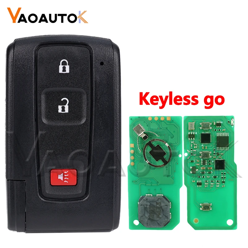 

Автомобильный дистанционный ключ для Toyota Prius 2004-2009 312/433 МГц 4D чип FCC ID:MOZB21TG MOZB31EG 2 3 кнопки автомобильный брелок вход без ключа