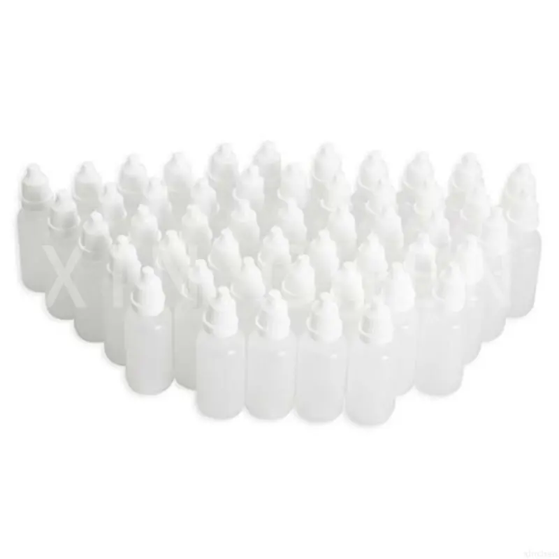 500PCS 5ml Transparent Liquid Dropper Bottles Squeezable Empty Plastic PE Container Eluquid Juice Vape Bottle Leakproof