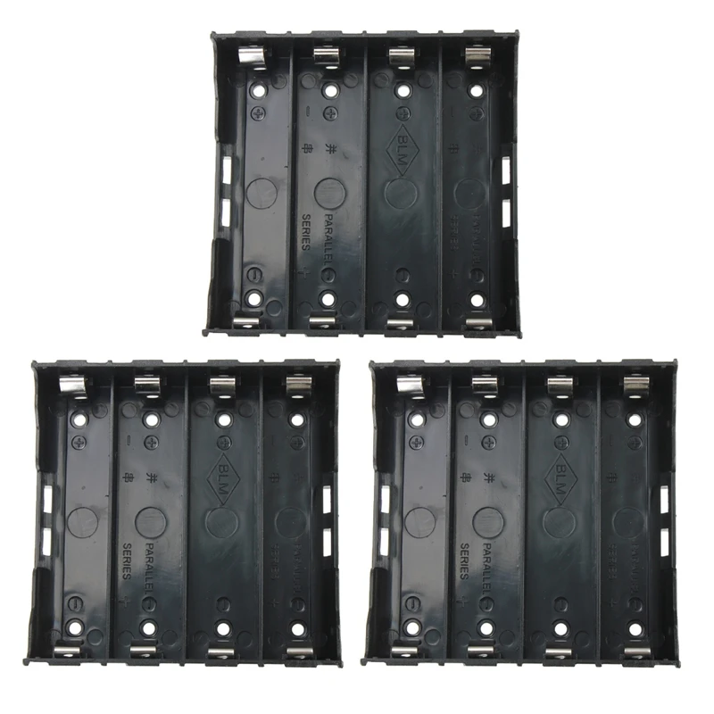 

Hot-30X черный чехол для аккумулятора 4X 13,7 V 18650