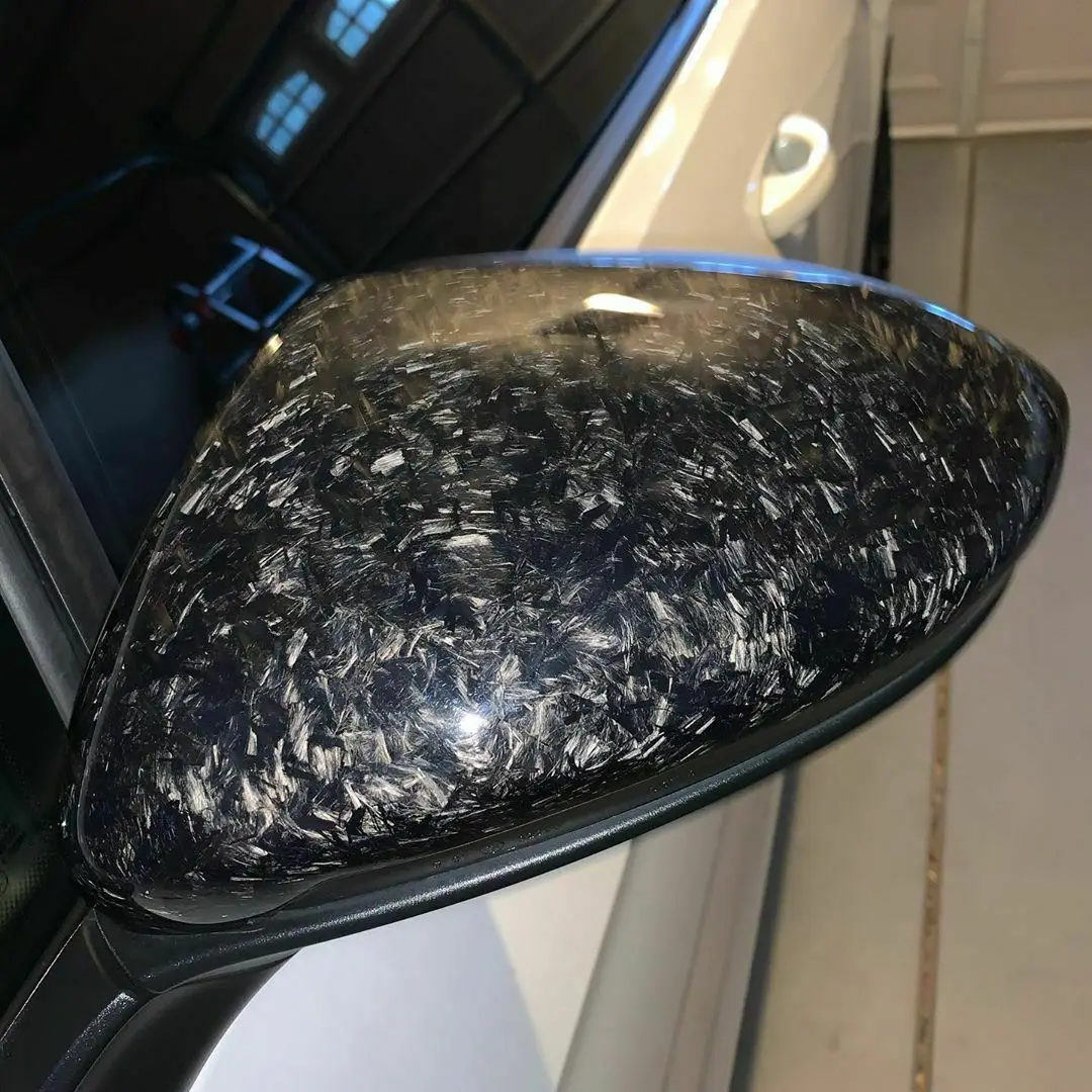 

Car Forged Carbon Pattern Side Wing Mirror Cover for Golf 7 MK7 7.5 GTD R GTE VII Cap E-Golf Sportsvan 2013-2019