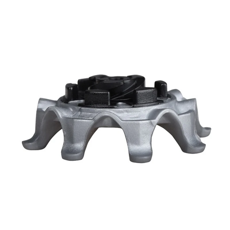 

Golf Shoe Spikes TPR Shoe Spikes Removal Tool Black Clamp Cleats Studs Replacement Plastic Comfort Durability With Removal Tool