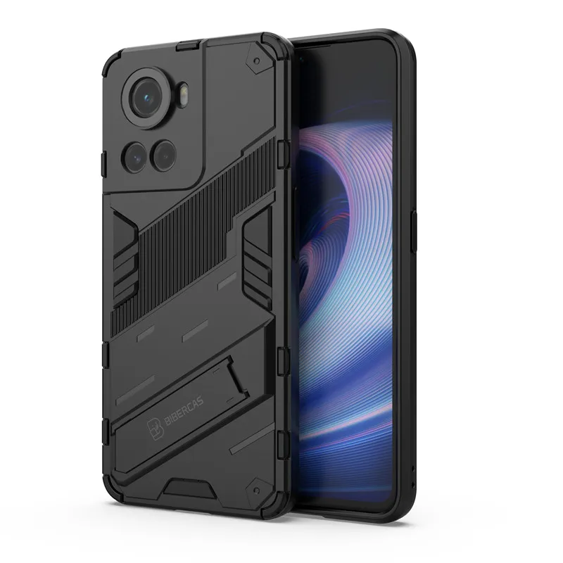 For OnePlus ACE 5G Case OnePlus ACE Cover 6.7 Inch Punk Stlye Rubber Hard Armor Stand Shockproof Bumper For OnePlus ACE Fundas