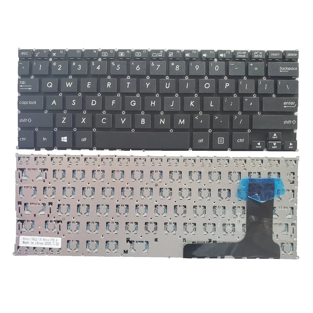 Фото Американская клавиатура для ноутбука Asus E201 E202 E202SA E202/S E203N E203M E205 E205S E205M E202MA TP201SA №1