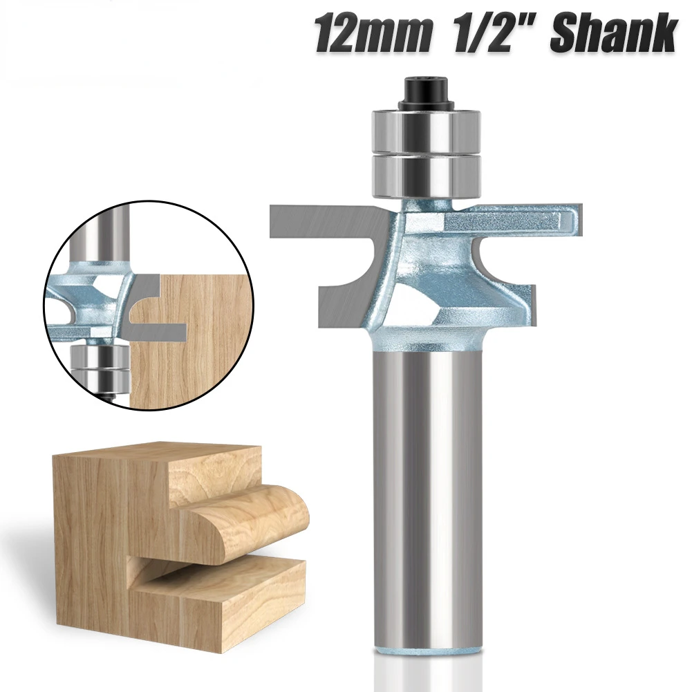 

12mm 1/2′′Shank Router Bit Notched Knife Slotting Knife For Woodworking Tungsten Steel Milling Cutter