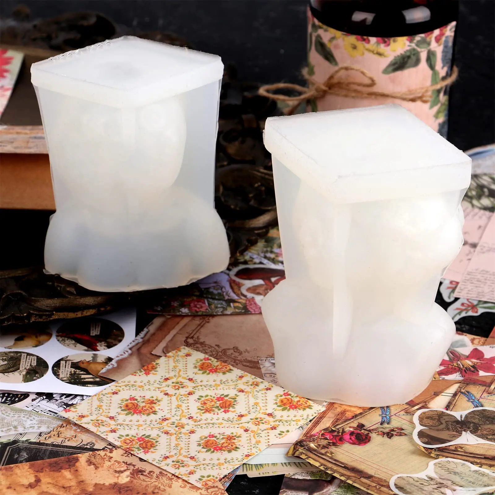 Силиконовая форма для свечей 3D повязка на глаза девушек сделай сам штукатурка