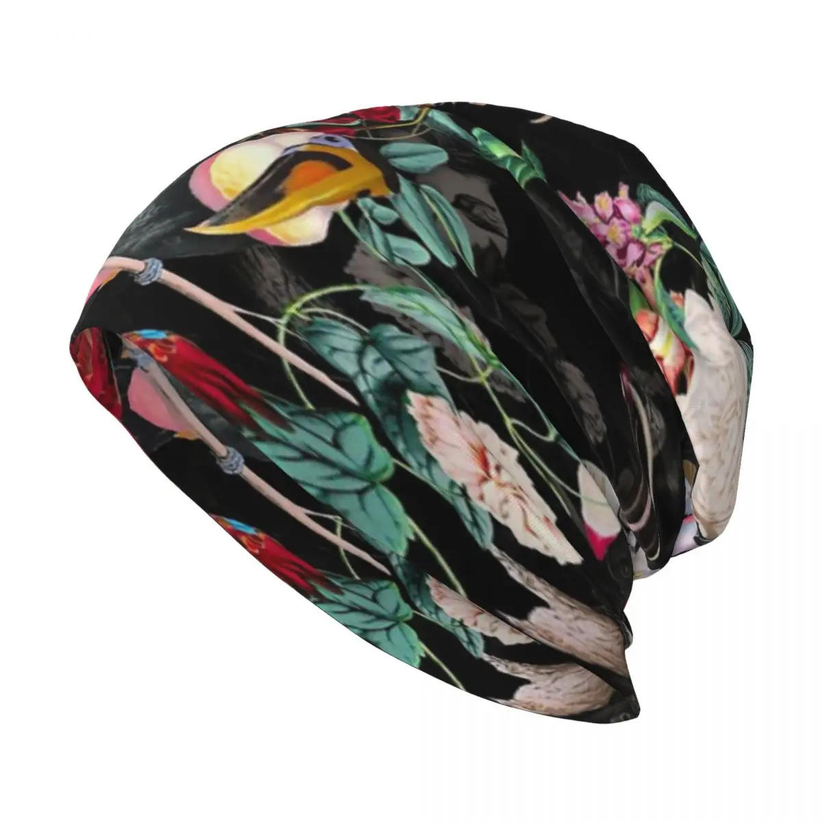 

Floral And Birds Wind Sports Warm Skiing Choice Trendy Knitted Hats For Winter Sports