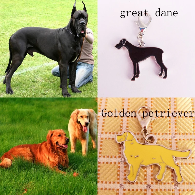 

Great Dane Black Dog Fashion Puppy Metal Alloy New Dog Key Ornaments