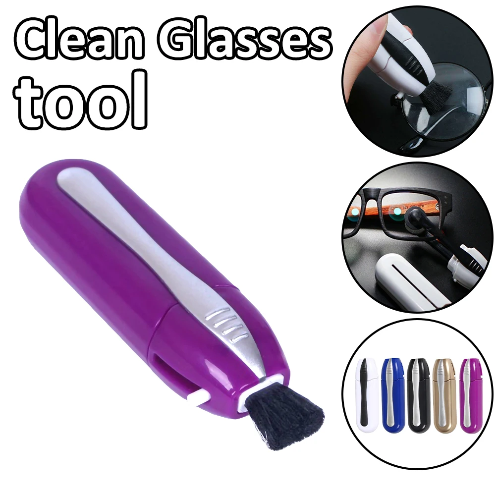 

1PC Multifunction Glasses Cleaner Eyeglass Sunglass Eyewear Clean Brush Maintenance Vision Care Professional Clean Glasses tool