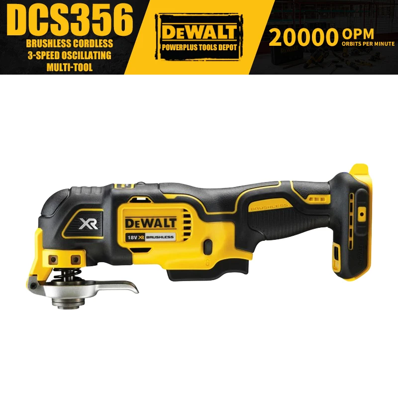 

DEWALT DCS356 Бесщеточный аккумуляторный 3-скоростной осциллирующий многофункциональный инструмент 18 В Электроинструменты