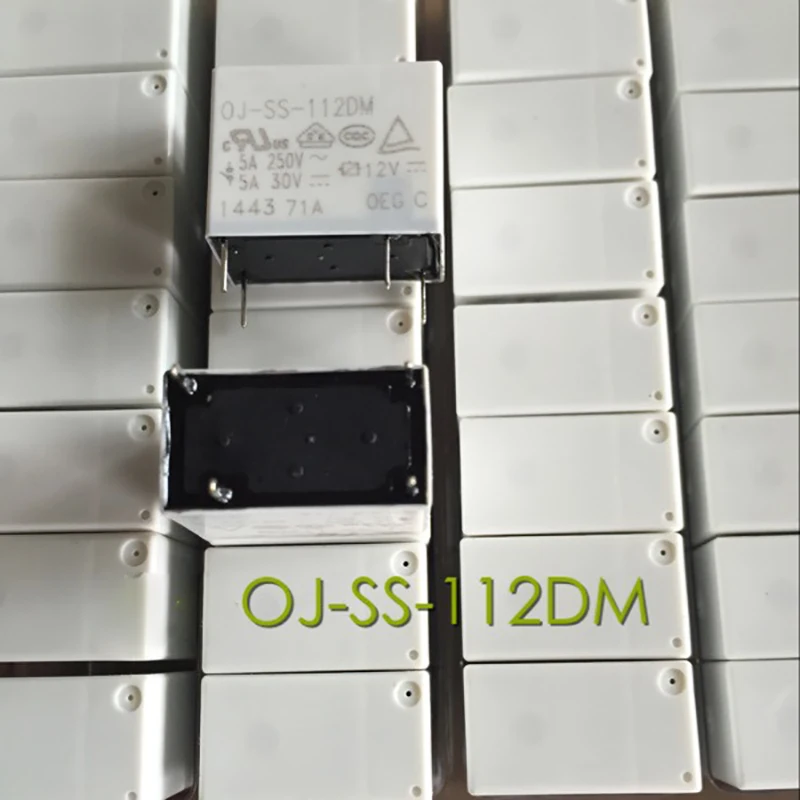 Новое 100% реле 10 шт./лот OJ-SS-112DM 12 В/4PIN/5A/ OJE-SS-112DM