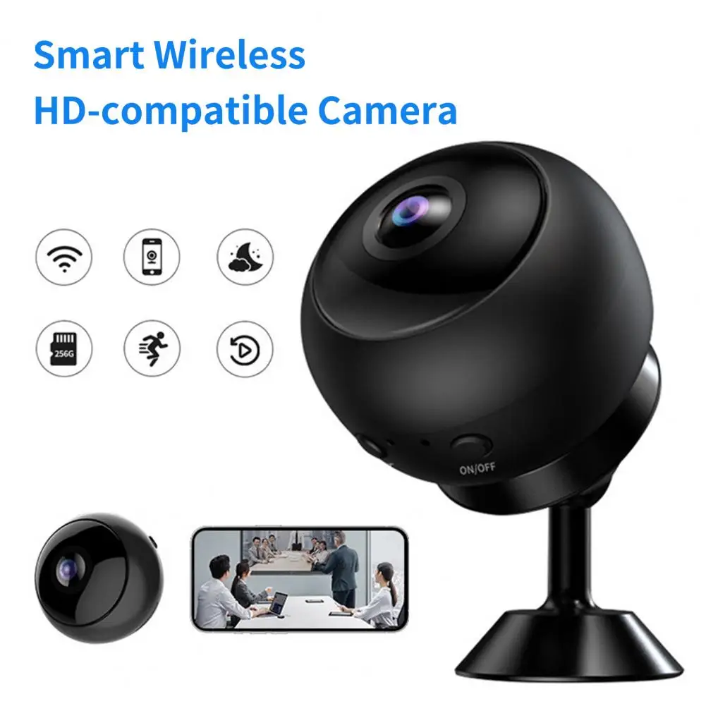 

Компактная камера видеонаблюдения с ночным видением и высоким разрешением, 1080P