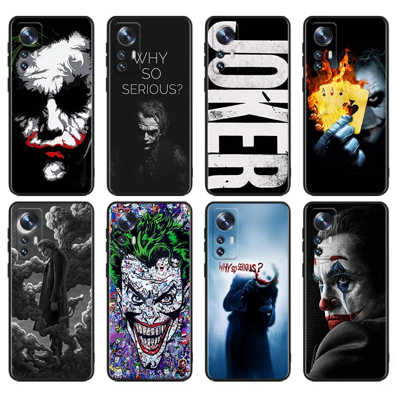 

Dark Knight Joker Karta Phone Case For Xiaomi Mi 12T 12S 12X 11i 11X 11T 11 10T 10S Ultra Pro Lite Black Soft Cover