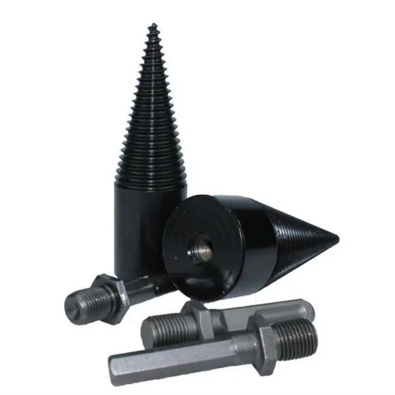 

1pc 32mm/42mm High Quality HSS Firewood Splitter Drill Bit Round/Hex/Triangle Shank Wood Split Cone Drill Bit Woodworking Tools