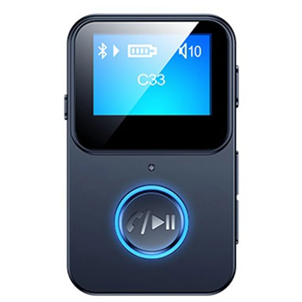 

Адаптер аудиоприемника Bluetooth 5,0, MP3-плеер с поддержкой экрана и пультом дистанционного управления для фотосъемки