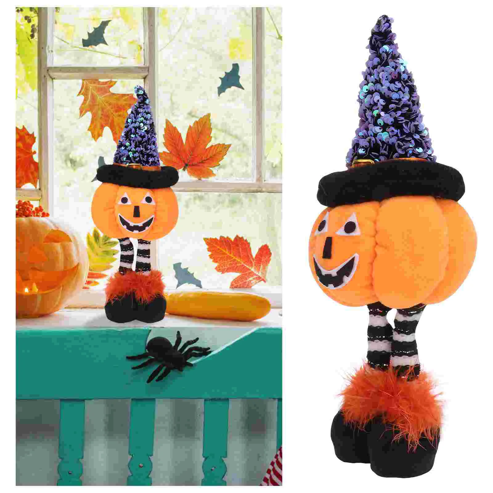

1Pc Adorable Funny Doll Home Pumkin Adornment Ornament Orange