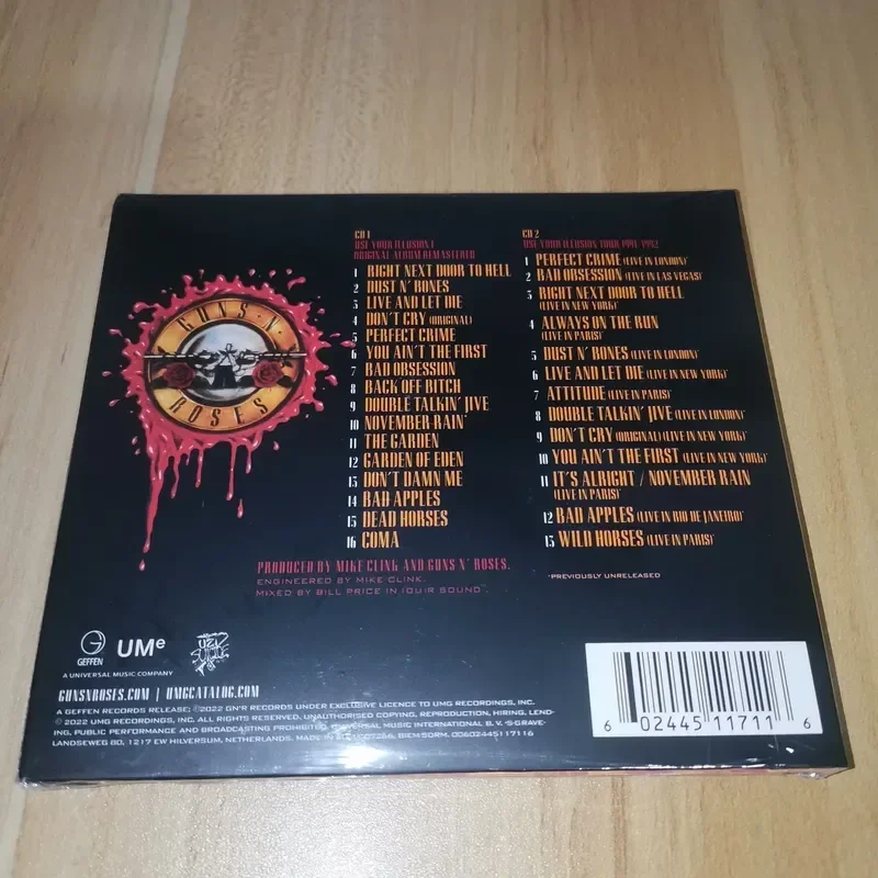 Фото Классический рок Guns N' Roses Use Your Illusion I Rock 2CD для музыкальной коллекции №2
