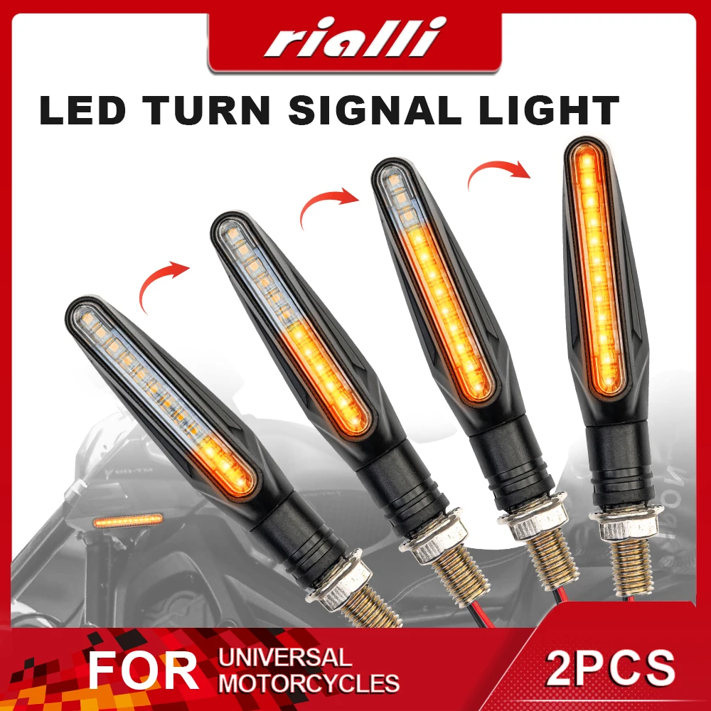 Универсальный светодиодный указатель поворота для мотоцикла 2 шт. 12 В IP68