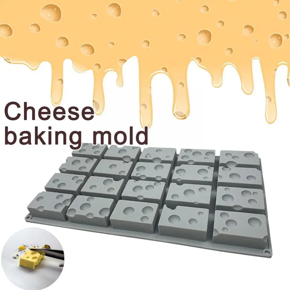 

Square Cheeses Silicone Mold Fondant Cake Mold Diy Chocolate Bakeware Cake Tools Accessories Decoration Baking E1r1