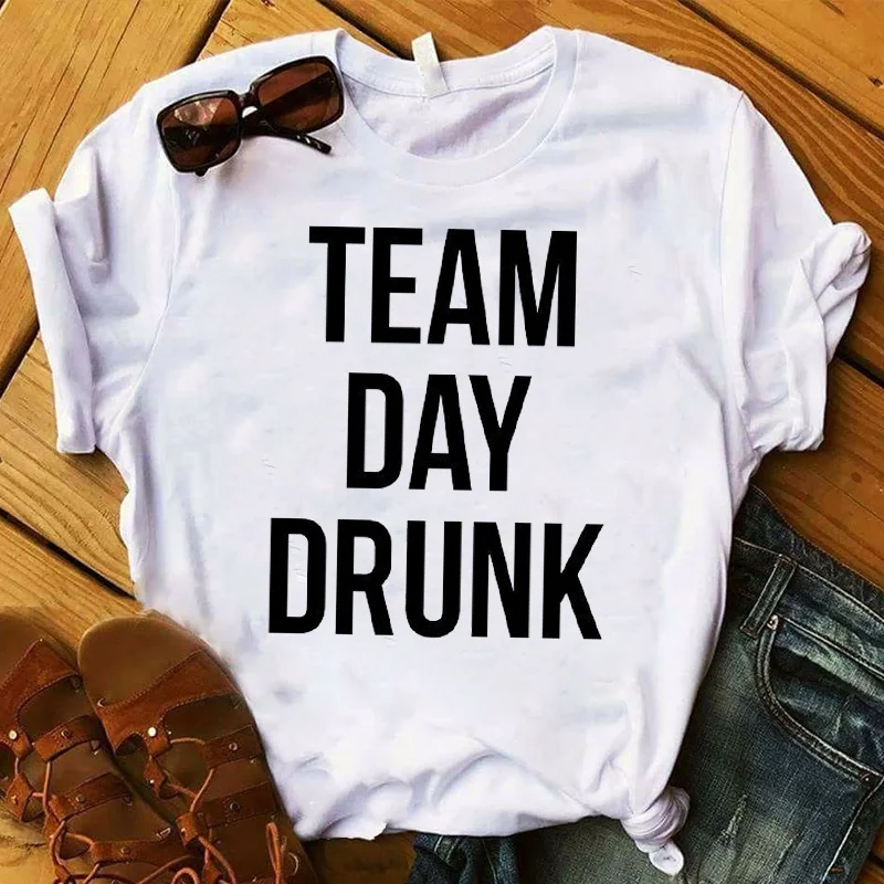 

Women Team Day Drink Wine tasting friends tv show tshirt Tee Shirt summer Top Tshirte Punk T-shirt