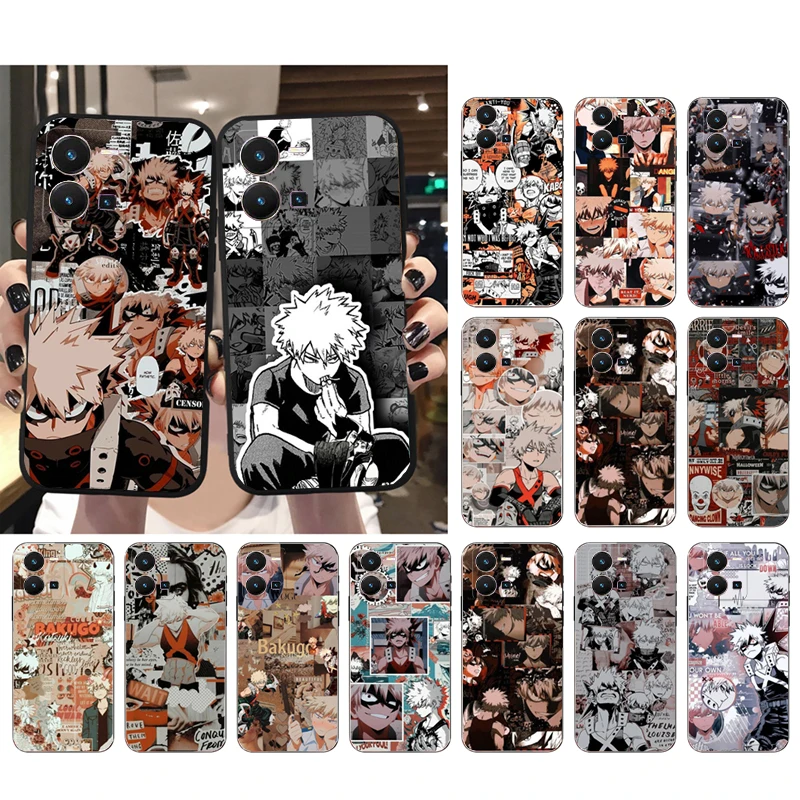 

Bakugo My Hero Academia Phone Case For VIVO Y53S Y33S Y22S Y11S Y31 Y21 Y70 Y20 Y21S Y72 Y35 Y51 Y01 V23E V21 V23 V21E Case