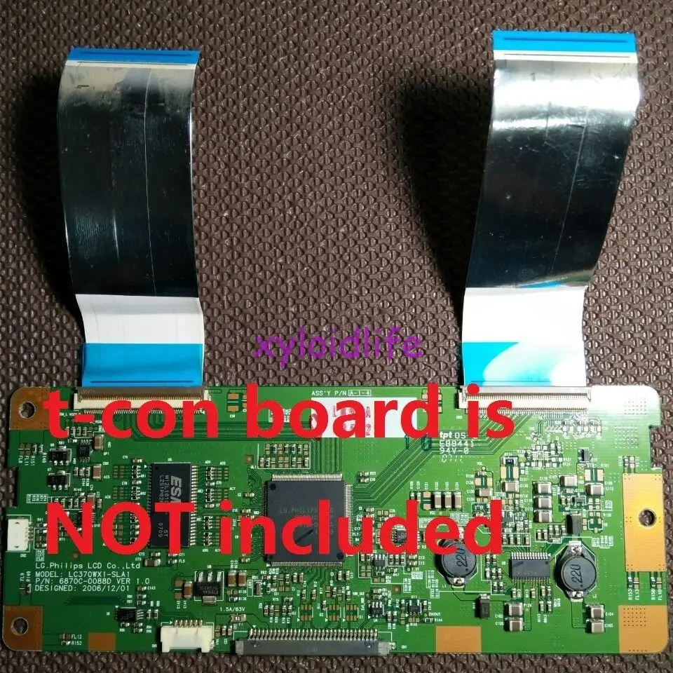 For Philips 37PFL5332D/37 Flex ribbon cable,fit t-con board 6870C-0088D to Panel