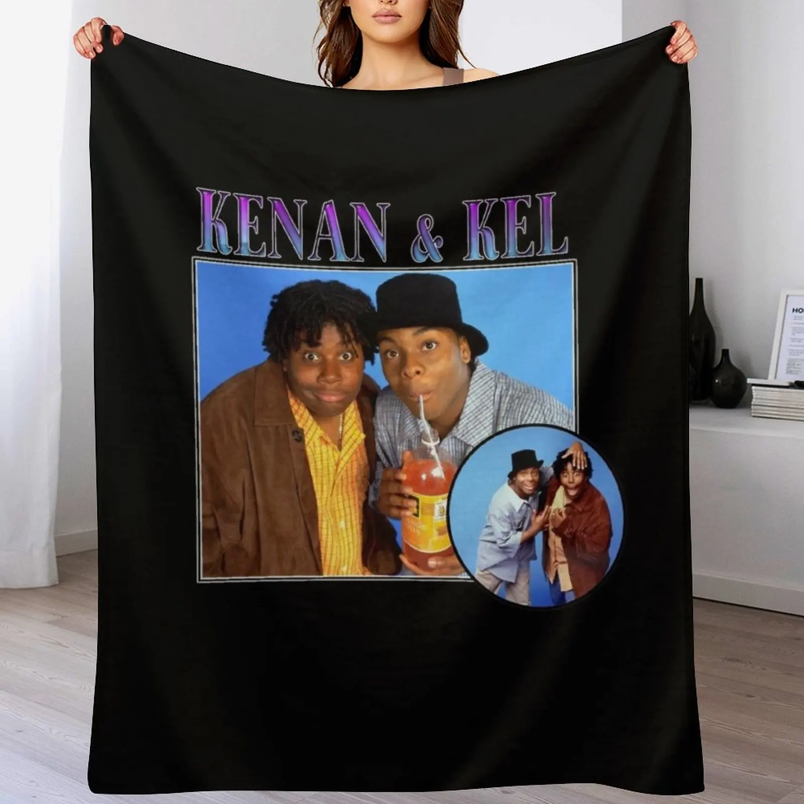 Kenan &amp Kel винтажная футболка с коллажем одеяло винтажное тяжелое забавное