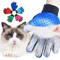 cat dog combs grooming glove pet deshedding brush gloves effective cleaning animal bathing hair remove brush massage glove