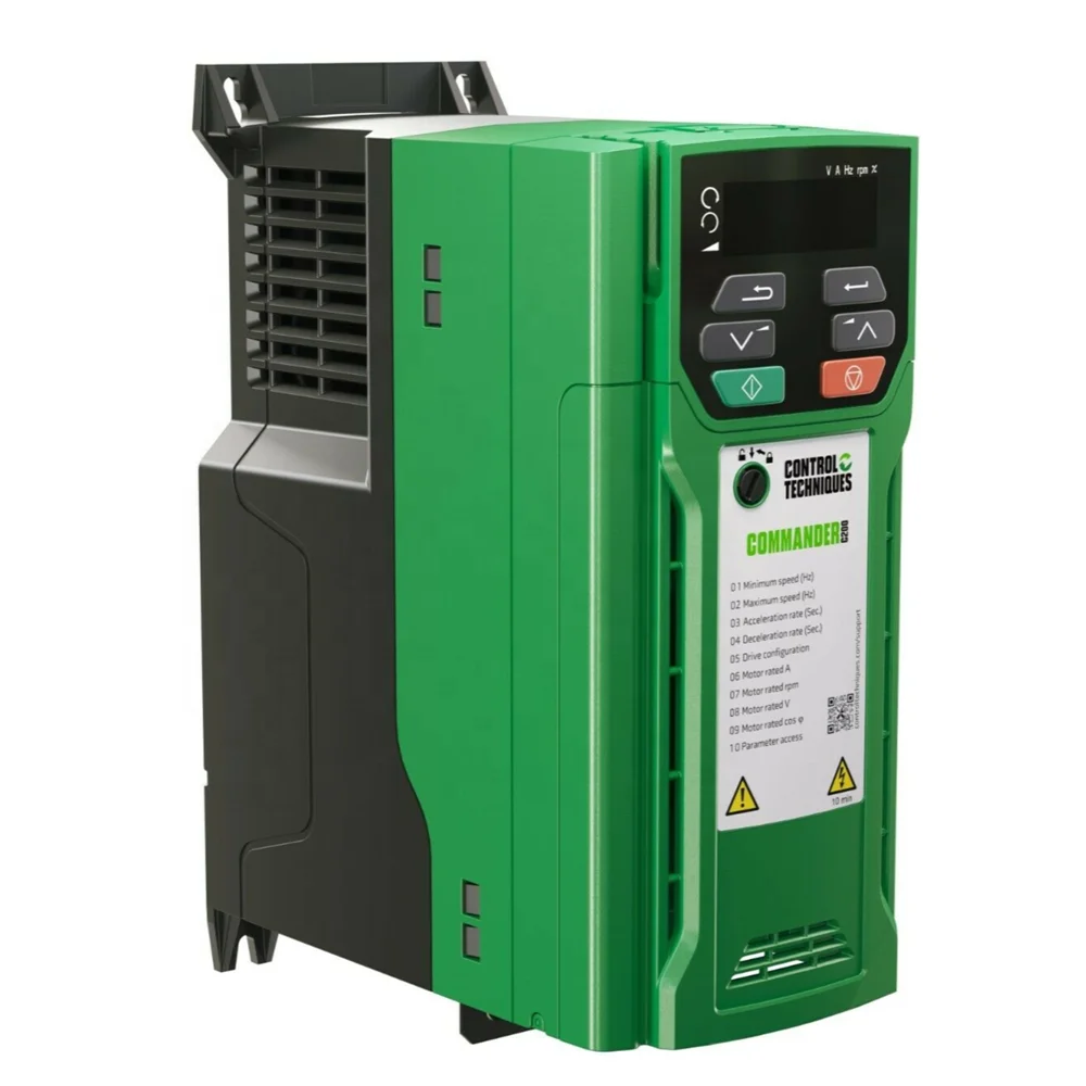 

Commander C200 Ac drive 3PH 400V 0.55KW VFD VSD C200-02400018A10100AB100 inverter Variable frequency drive