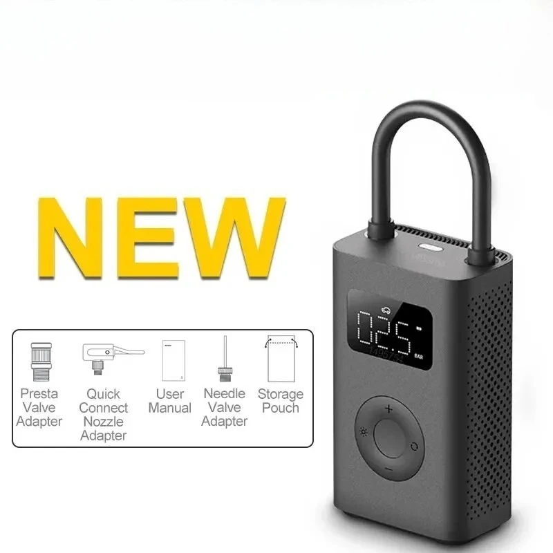 

Портативный Электрический Насос Xiaomi Mijia 2D Mini, 150 PSI, С Разъемом Type-C, Многофункциональный