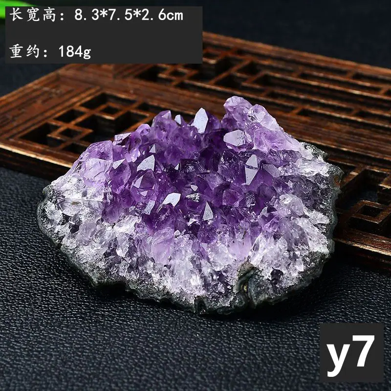 

10-70g 30-50mm Amethyst Geode Natural Crystal Quartz Stone Wand Point Energy Healing Mineral Stone Rock Home Decor Geode