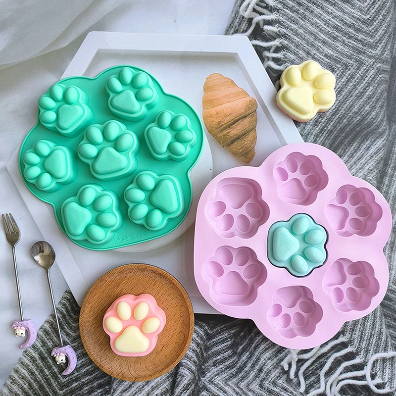 1 шт. силиконовые формы для кошачьих лап элегантная форма шоколадного печенья