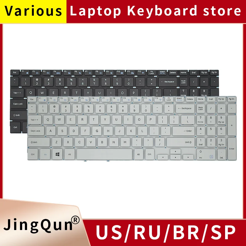 

New US Russian SP BR Laptop Keyboard For Samsung NP 500R5H 500R5K 500R5L 550R5L 500R5M 550R5M 300E5K 300E5M 300E5L 3500EL 3500EM