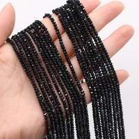 natural stone shiny beads faceted spinel loose spacer bead high quality for jewelry making diy necklace bracelet crafts