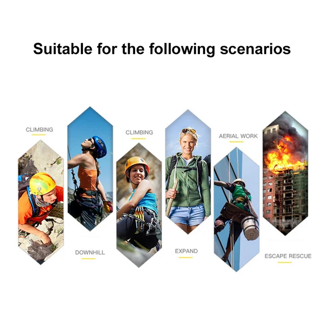 10M/15M/20M/30M Climbing Rope Outdoor Rescue Rope Climbing Safety Rope Paracord Insurance Escape Rope Hiking Survival Tool 5
