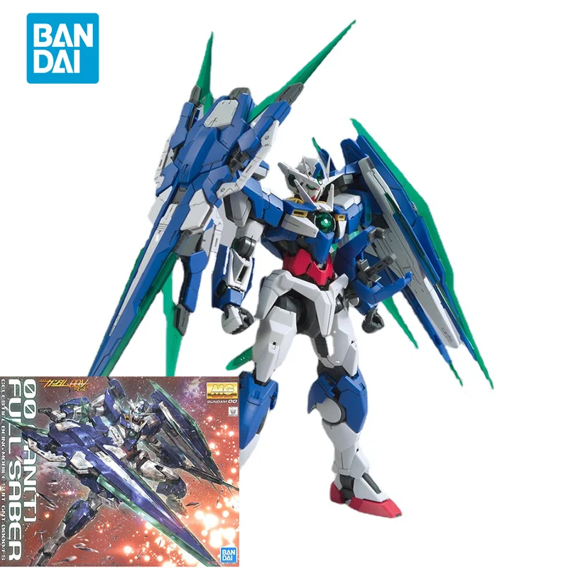 

Аниме Гундам модель Bandai MG 1/100 00 QANT, сборная, экшн-фигурка GUNDAM