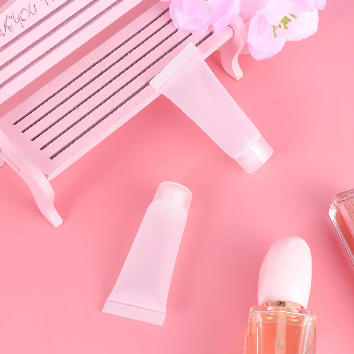 30 шт. оттенок для губ портативная бутылка тюбик белый диспенсер дополнительной