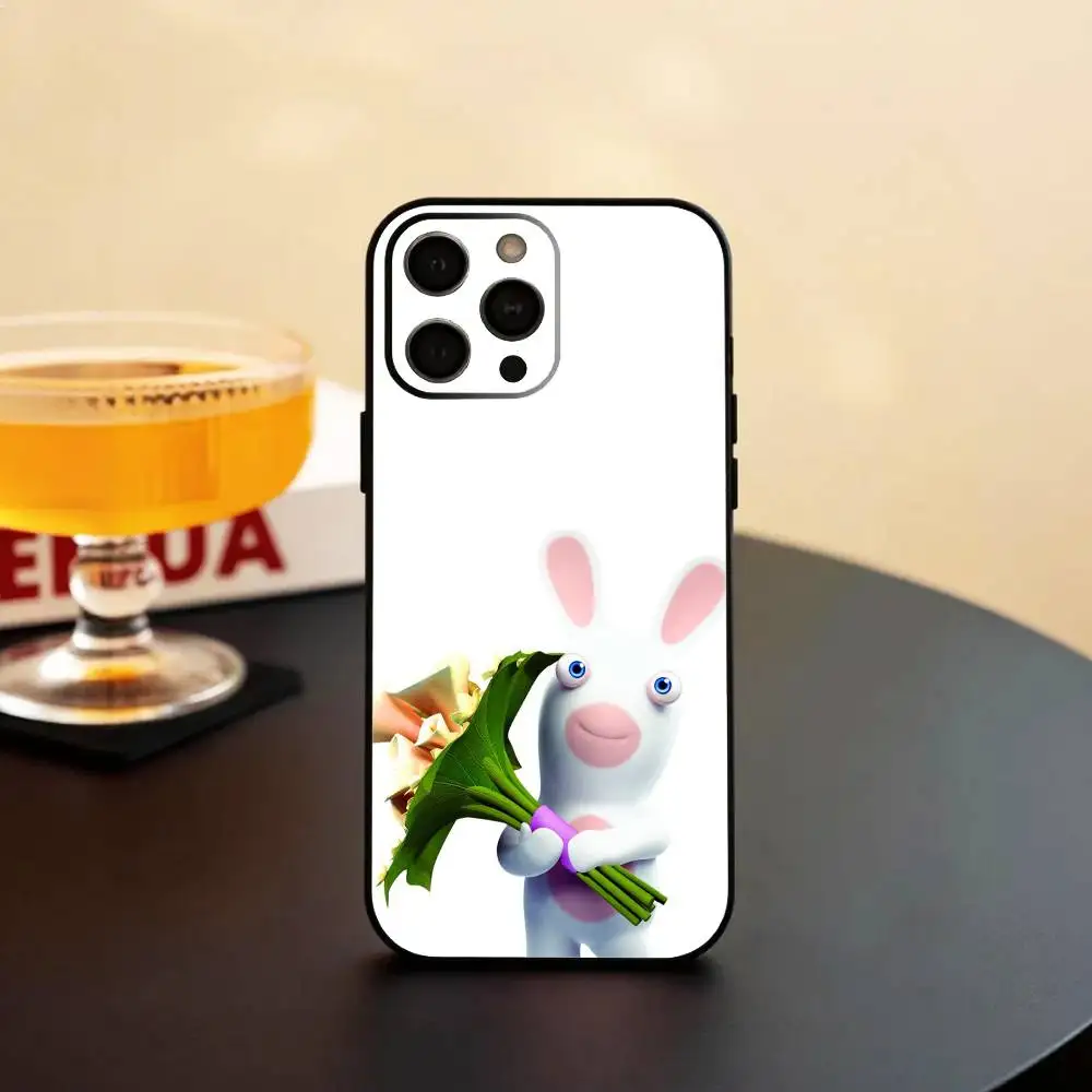 Мягкий силиконовый чехол C-Cute R-Raving R-Rabbids для iPhone 17 16 15 14 13 12 11 X XR Plus Pro Max Plus (art.: 3920d97d843ea) - 3920d97d843ea