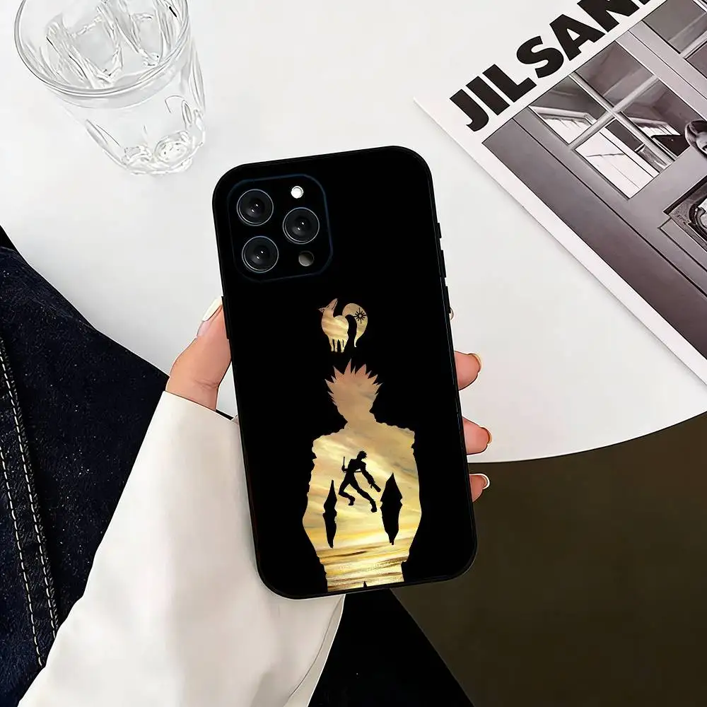 Фото Чехол для телефона «Семь смертных грехов» для iPhone 17, 16, 15, 14, 13, 12, 11 Plus, Pro Max, XS, мягкий силиконовый черный чехол №2