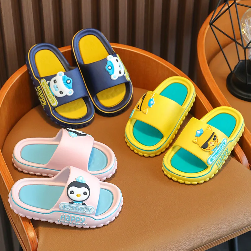 Octonauts Anime Cosplay Costume Action Figure Barnacles Kwazii Peso summer Kids Slippers Sandals Non-Slip Shoes Kids Gift